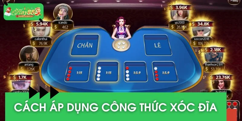 Có nhiều công thức xóc đĩa chẵn lẻ để anh em tham khảo áp dụng