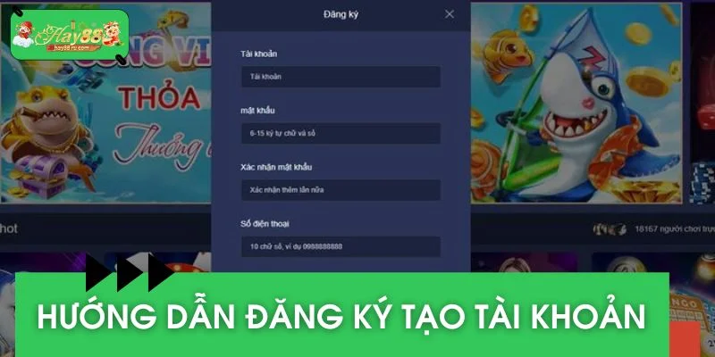 Hướng dẫn đăng ký tạo tài khoản cho người mới