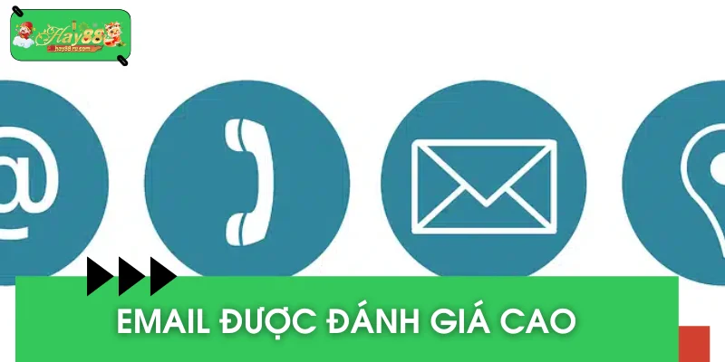 Email là phương thức được đánh giá cao về tính chuyên nghiệp