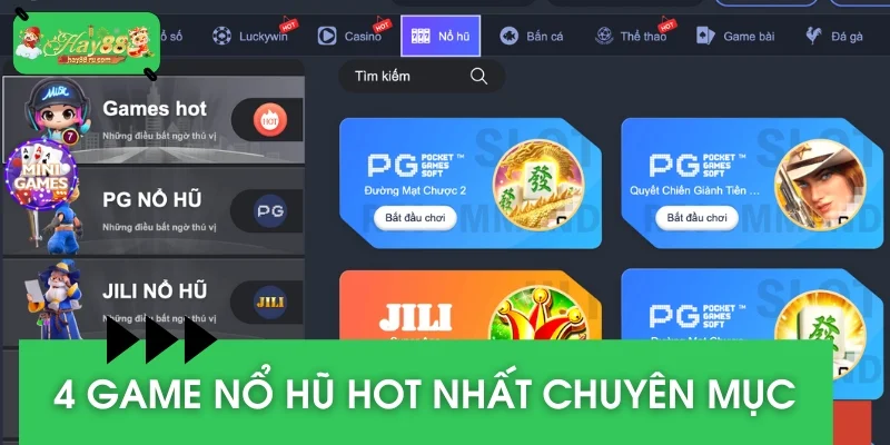 Chia sẻ 4 game slot đang được truyền tai nhau